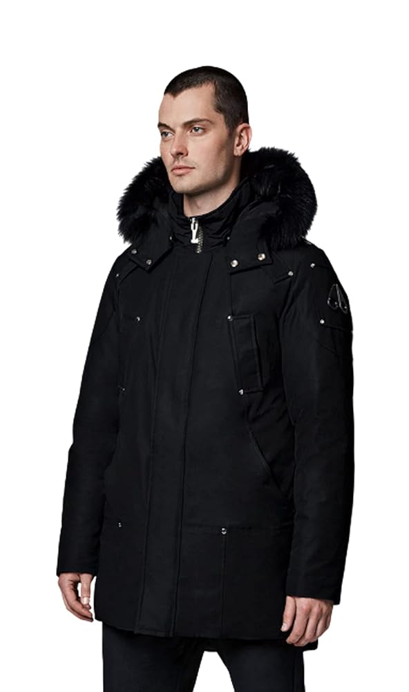 ジャケット・アウター MOOSE KNUCKLES STIRLING FOX FUR PARKA L Moose Knuckles Men's Original Stirling Parka Fur, Extra